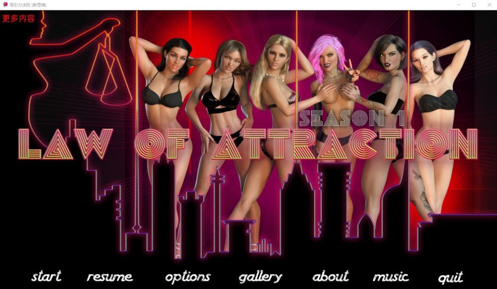 图片[1]-A7827[欧美SLG/汉化]吸引力法则！S1-Ep.1-5PC+安卓汉化版[3.3G]-目标是h游戏大师