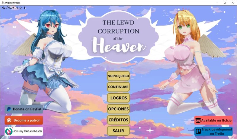 A10300[SLG/汉化]天堂的淫荡腐败TheLewdCorruptionoftheHeavenv0.2.1PC+安卓汉化版[7.3G]-目标是h游戏大师