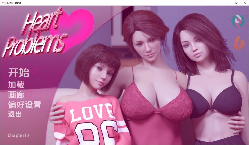 图片[1]-A10847[SLG/汉化]情感问题心脏问题HeartProblemsv1.0PC+安卓汉化版[2.9G]-目标是h游戏大师